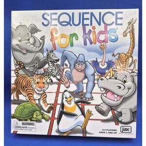 Sequence for Kids Game 2-4 Players Ages 3 & Up NEW